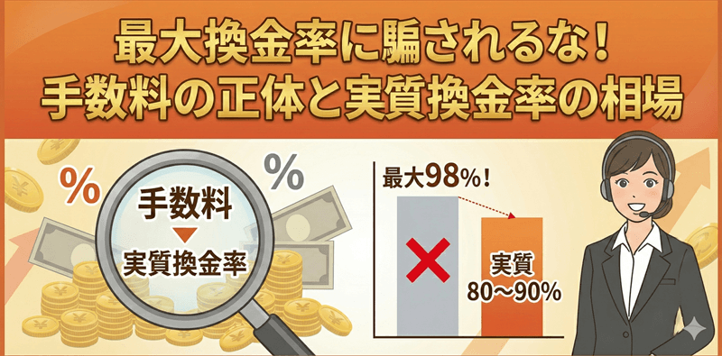 現金化 換金率