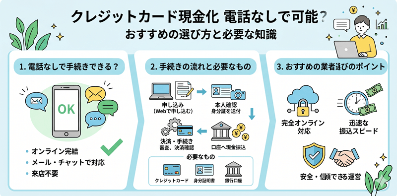 現金化 電話なし